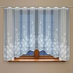 Olzatex kusová záclona DALIA jednobarevná bílá, výška 160 cm x šířka 300 cm (na okno) – Hledejceny.cz