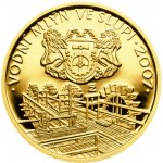 ČNB Zlatá mince 2500 Kč Vodní mlýn ve Slupi 2007 Proof 7,78 g – Zboží Mobilmania