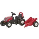 Šlapadlo Rolly Toys šlapací traktor Valtra s přívěsem R01252