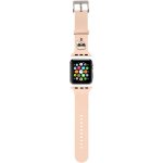 Karl Lagerfeld Strap Apple Watch 42/44/45mm pink strap Silicone Karl Heads KLAWLSLKP – Zboží Mobilmania