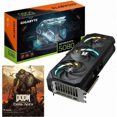 Gigabyte GeForce RTX 5080 GAMING OC 16GB GV-N5080GAMING OC-16GD – Zboží Živě