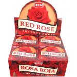 Hem Vonné kužely Red rose červená růže 10 ks – Zbozi.Blesk.cz