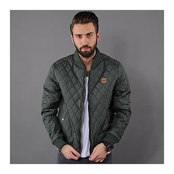 Urban Classics Diamond Quilt Nylon jacket olive