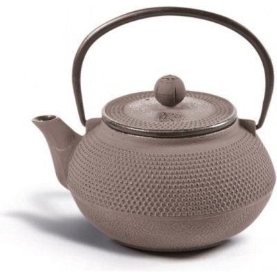Čajová zahrada Japonská litinová konvice Nikko hnědá s podložkou 800ml – Zboží Mobilmania
