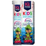 IQ Mag Kids Organický hořčík + vitamín B6 šumivé tablety pro děti s malinovou příchutí 20 tablet – Hledejceny.cz