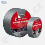 DEN BRAVEN Univerzální textilní páska 50 mm x 50 m stříbrná – Zboží Mobilmania