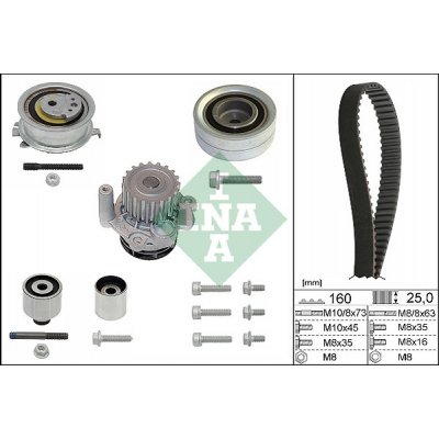 Schaeffler INA Vodni pumpa + sada ozubeneho remene 530 0550 32 – Zbozi.Blesk.cz