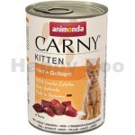 Carny Kitten hovězí a drůběží 400 g – Hledejceny.cz