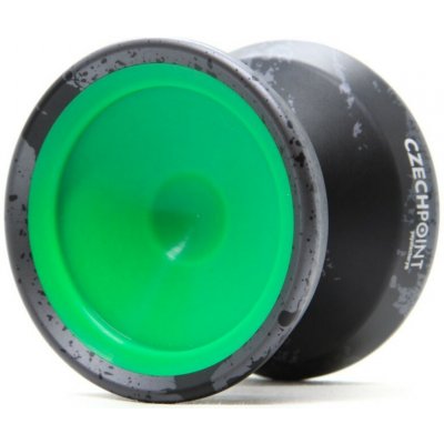 JoJo-YoYo YOYOFACTORY Czech Point Pivot Fingerspin Vashek Kroutil Signature BLACK SPLASH-GREEN – Sleviste.cz