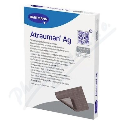 Hartmann Atrauman Ag sterilní 5 x 5 cm 10 ks – Zboží Mobilmania