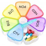 SimplyMed Dávkovač léků týdenní YHL075 Flower – Hledejceny.cz