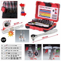 Sada bitů KS TOOLS 918.3010