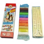 Plastelína Koh-i-Noor – 10 barev 260 g + špachtle – Hledejceny.cz
