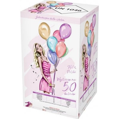 GoDan HELIUM na 50 balónků o průměru 23 cm – Zboží Dáma