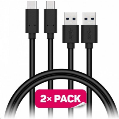 Connect IT CCA-5006-BK USB-C (Type C) - USB, 1m, černý, 2ks – Hledejceny.cz