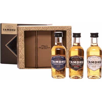 Tamdhu Single Malt 49,6% 3 x 0,05 l (kazeta) – Zboží Mobilmania