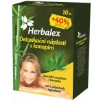 Herbamedicus detoxikační náplasti s konopím 10 ks + 40 % GRATIS – Zboží Dáma