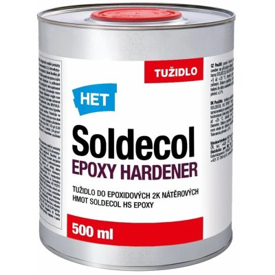 HET Soldecol EPOXY HARDENER tužidlo do epoxidových nátěrových hmot 500 ml – Hledejceny.cz