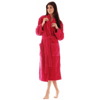 Tampa dlouhý župan se šálovým límcem Rubínová – Sleviste.cz