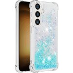 Glitter přesýpací gelový obal Samsung Galaxy S24+ modrý/hvězdičky – Hledejceny.cz