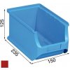 Úložný box Allit Plastové boxy na drobný materiál 150x235x125 mm červené
