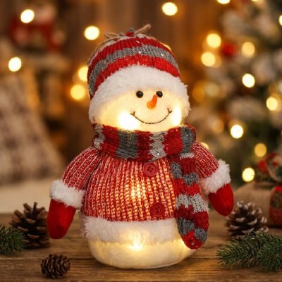 Solight LED sněhulák 26cm 6x LED IP20 3x AA – Hledejceny.cz
