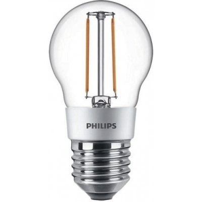 Philips filament LED žárovka kapka P45 E27 3-25W 827 CL D 300Lm čirá stmívatelná – Hledejceny.cz
