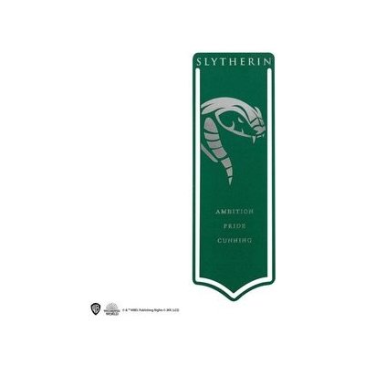Kovová záložka Harry Potter - Kolej Zmijozel – Hledejceny.cz