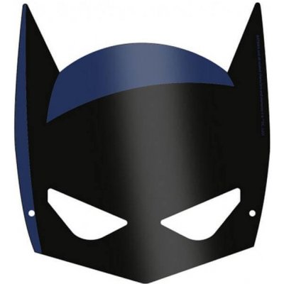 Papírové masky, Batman, 8ks – Zbozi.Blesk.cz