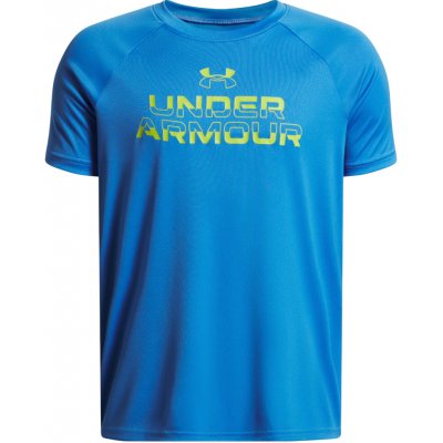 Under Armour UA Tech Split Wordmark SS 1383010-402 – Sleviste.cz