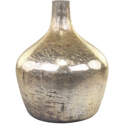 Zlatá rtuťová skleněná dekorační váza Ioana - Ø 25*33 cm - Chic Antique – Hledejceny.cz