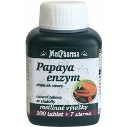 MedPharma Papaya enzym chew. 107 tablet