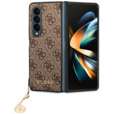 Pouzdro Guess 4G Charms Samsung Z Fold 4 hnědé – Zbozi.Blesk.cz