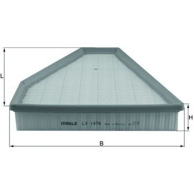 Vzduchový filtr MAHLE LX 1478 – Hledejceny.cz