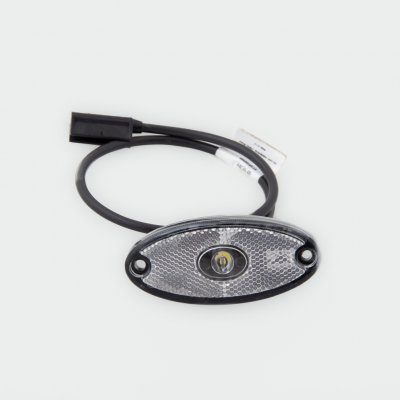 ADIMA Poziční svítilna LED bílá 24V FLATPOINT II + 0,5 m kabel – Hledejceny.cz