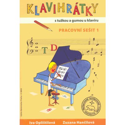 Klavihrátky s tužkou a gumou u klavíru I. H8003 – Zboží Dáma