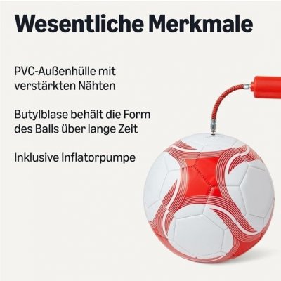 Amazon Basics s pumpičkou - Tréninkový míč, Odolná PVC konstrukce, Butylová membrána – Hledejceny.cz