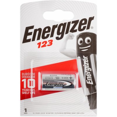 Energizer CR123A 1 ks 7638900052008
