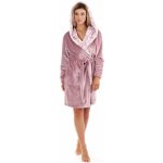 Vestis dámský župan Flora fialovo bílá – Zboží Dáma