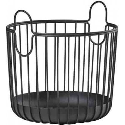 Zone Denmark Úložný kovový koš INU Black 20 x 20 cm černý – Zboží Dáma