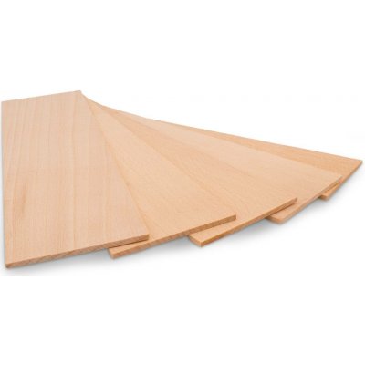 Metrie Dřevěná destička z masivu 258 x 70 x 3 mm Buk – Sleviste.cz