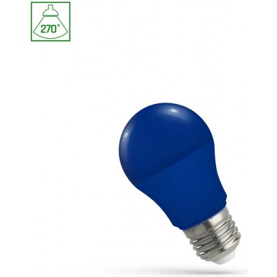 Spectrumled LED A50 E-27 230V 4.9W BLUE MODRÁ – Hledejceny.cz