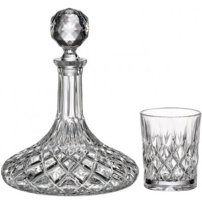Bohemia Crystal Whisky set Angela (1 karafa + 6 sklenic) – Hledejceny.cz