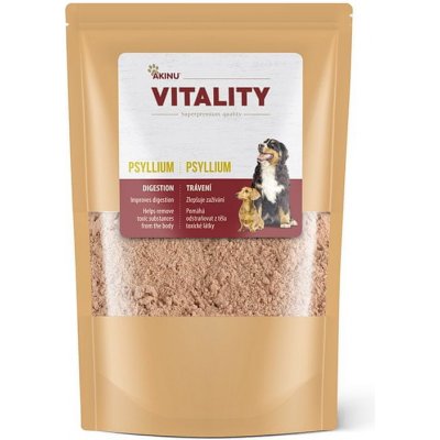 Akinu VITALITY Psyllium doplněk stravy pro psy 250 g – Zbozi.Blesk.cz