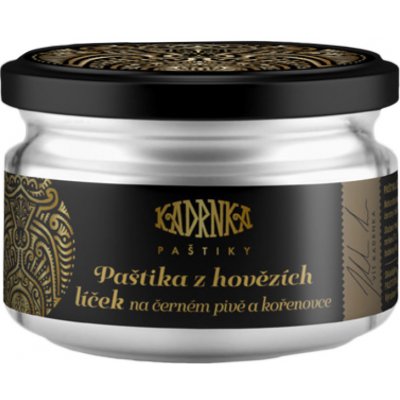 Paštiky Vít Kadrnka paštika z hovězích líček na černém pivě a kořenovce 160 g – Hledejceny.cz