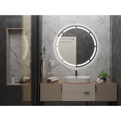 Artalo Kulaté LED zrcadlo C2 105 x 105 cm – Zboží Mobilmania