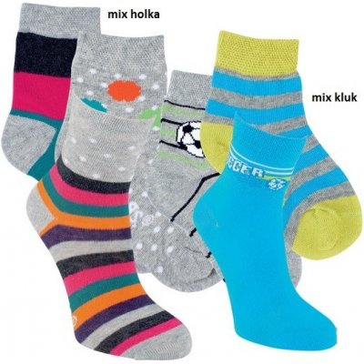 RS Dívčí i chlapecké bavlněné vzorované ponožky mix – Zboží Mobilmania