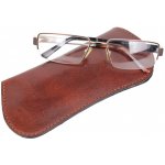 Scorteus kožené pouzdro na brýle SC Ren havana – Zboží Dáma