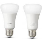 Philips Hue BT LED 9.5W teplá bílá 2 ks stmívatelná LED žárovka E27 806lm 2700K – Zboží Mobilmania