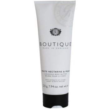 Grace Cole Boutique White Nectarine & Pear luxusní tělové máslo 225 g